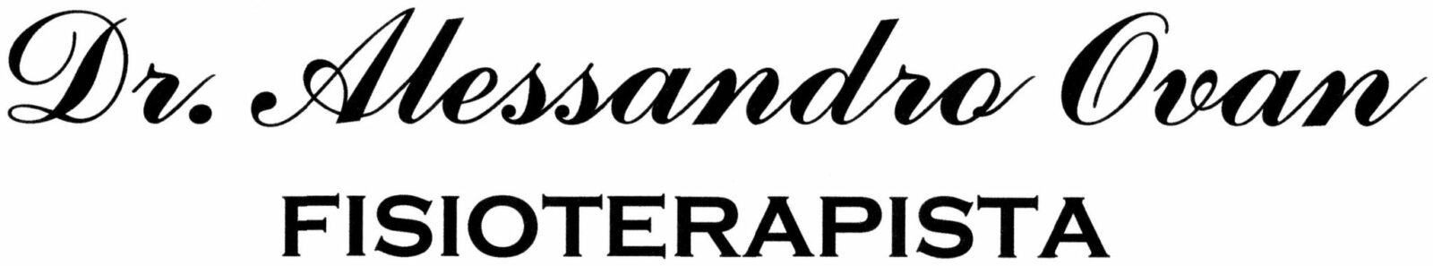 Foto di Alessandro Ovan fisioterapista