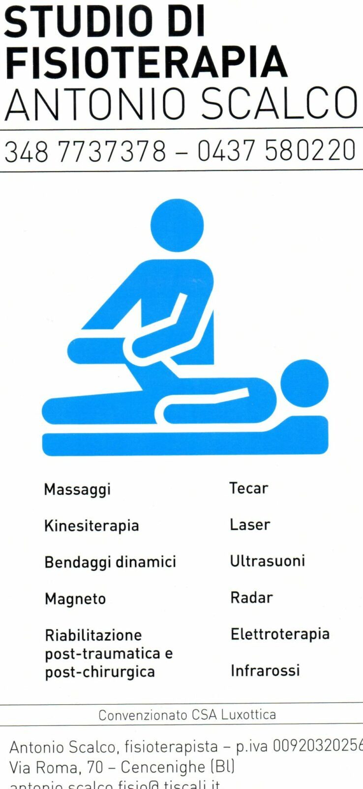 Foto di Antonio Scalco fisioterapista