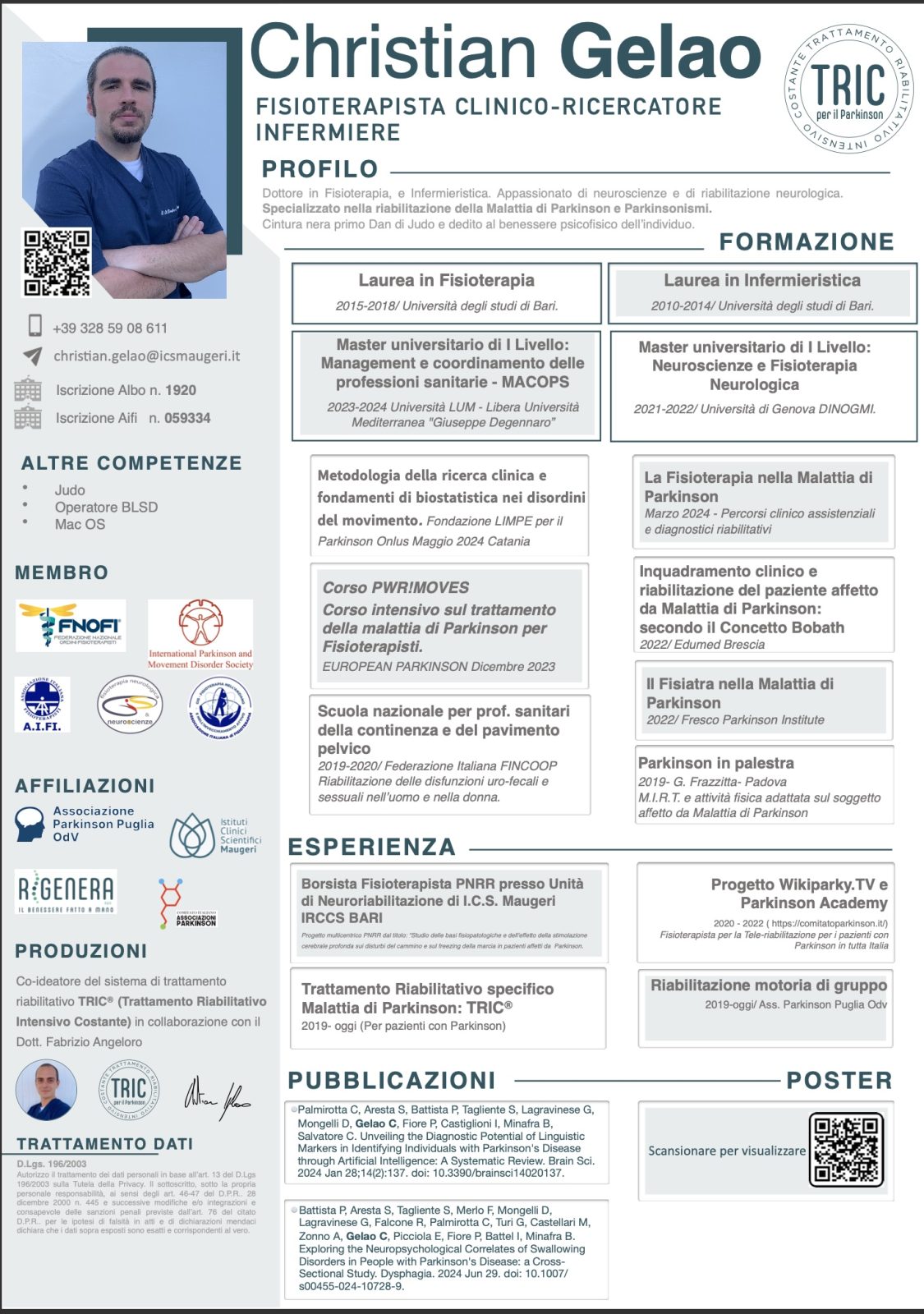 Foto di Christian Gelao fisioterapista